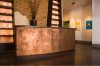 waiting area at the front of Copperwing Design building by Marshall Design Group