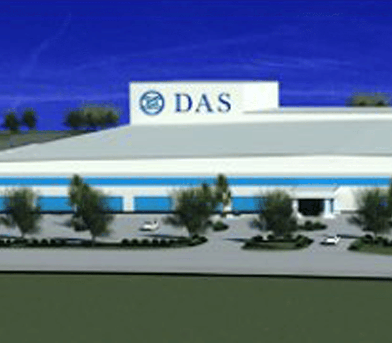 Front View Of DAS North America