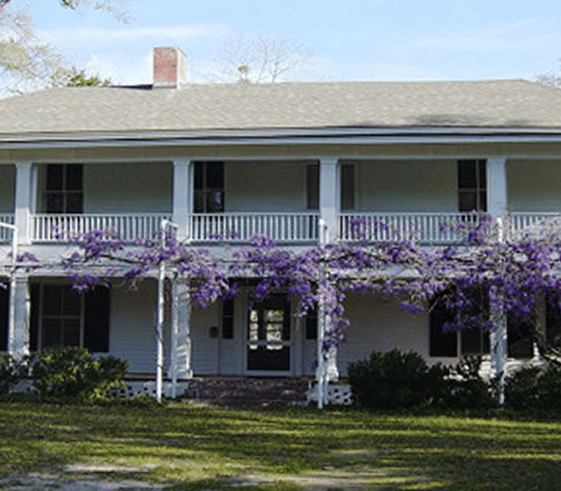 Front Of Lanark Plantation Home Designed By Marshall Design-Build, LLC