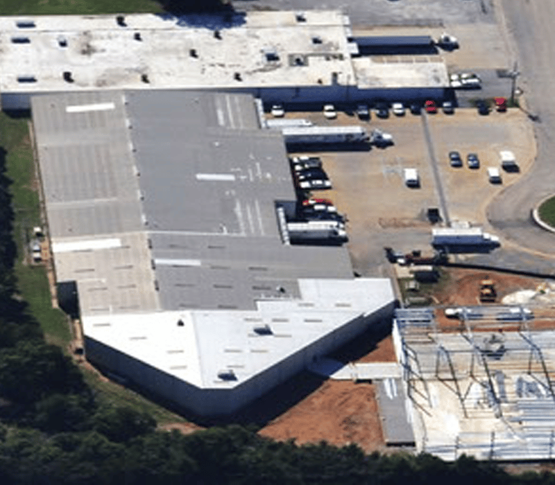 Aerial View Of Montgomery Area Food Bank Building