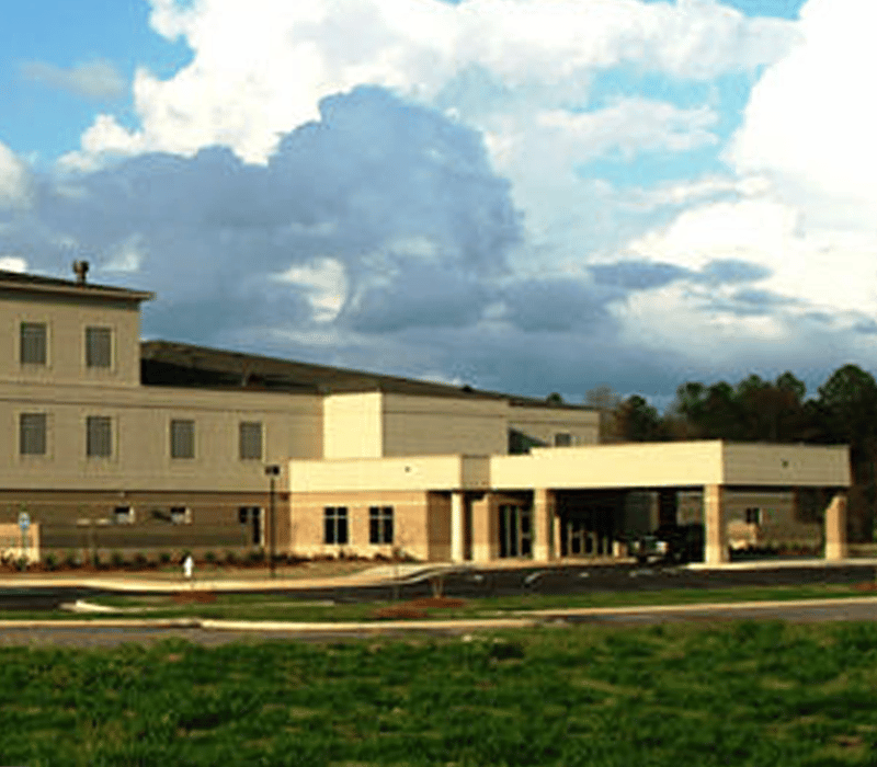 Outside View Of Vaughn Forest Baptist Church